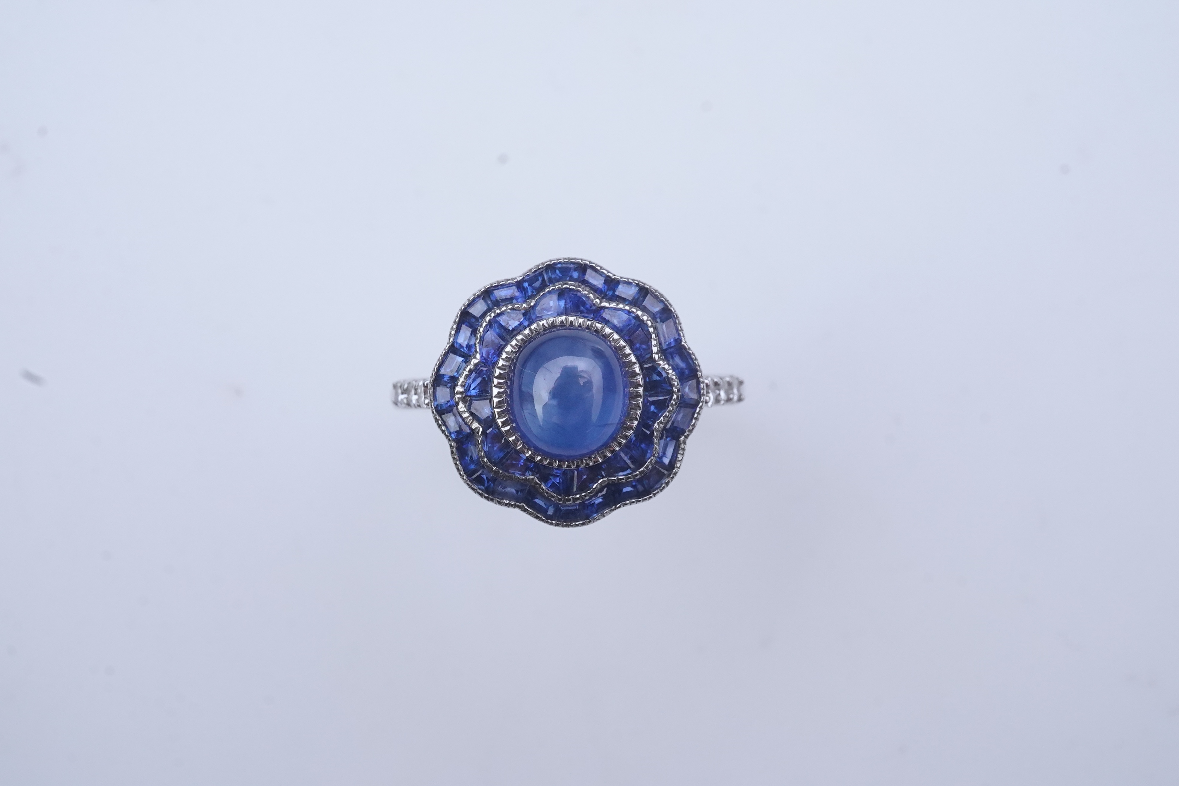 A sapphire ring